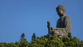 La tête d'une statue de Bouddha a émergé d'un réservoir d'eau, en Chine. Elle avait disparu depuis 600 ans. (Photo d'illustration)
