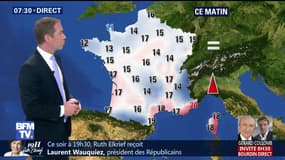 La météo pour ce jeudi 6 septembre 2018