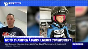 "Ce petit a soulevé des montagnes": le parrain de Mathis, 8 ans, mort lors d'une course de moto, témoigne