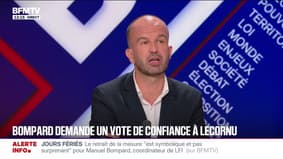 Gouvernement: "Je demande à monsieur Lecornu de faire un vote de confiance", déclare Manuel Bompard (LFI)