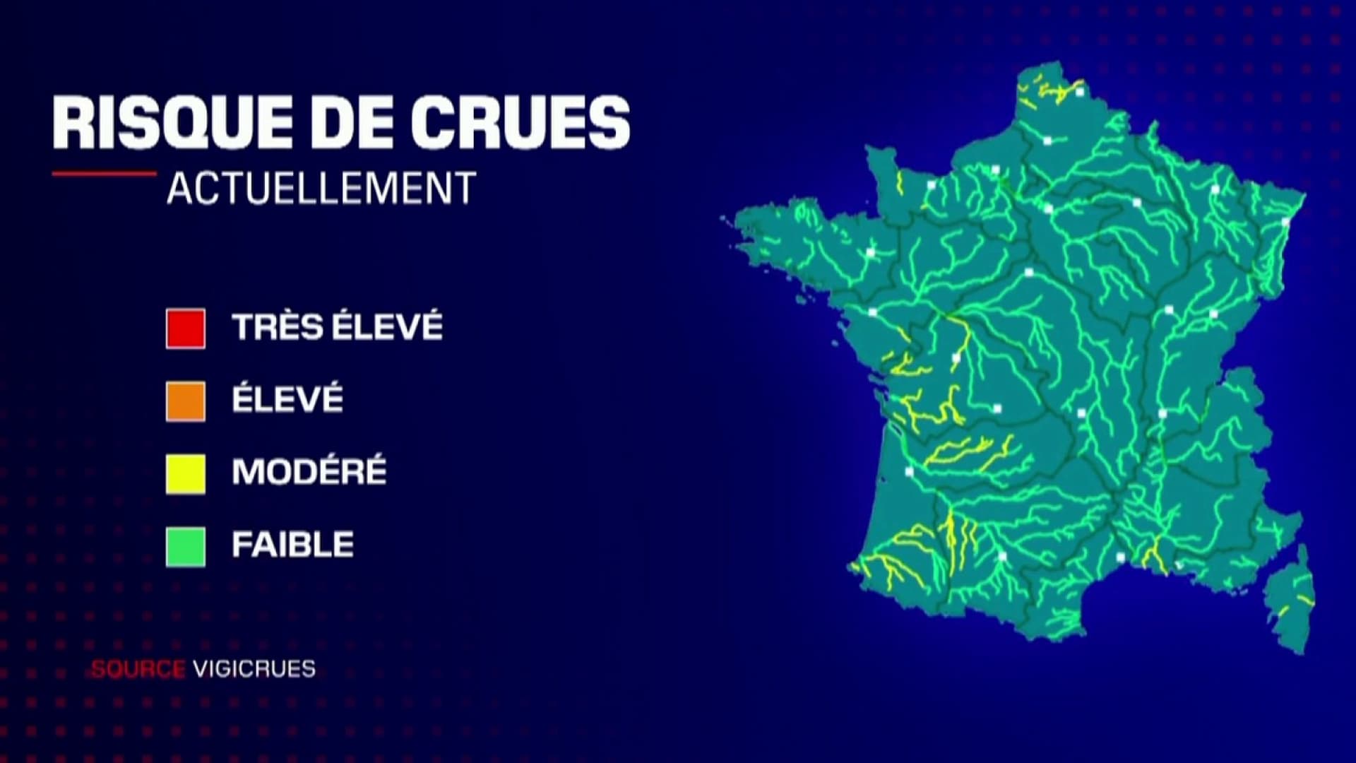 Les risques de crues sont élevés avec le passage de la tempête Domingos, le 4 novembre 2023 Les risques de crues sont élevés avec le passage de la tempête Domingos, le 4 novembre 2023