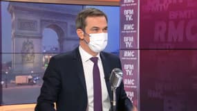 Le ministre de la Santé Olivier Véran le 22 décembre 2021 sur BFMTV/RMC