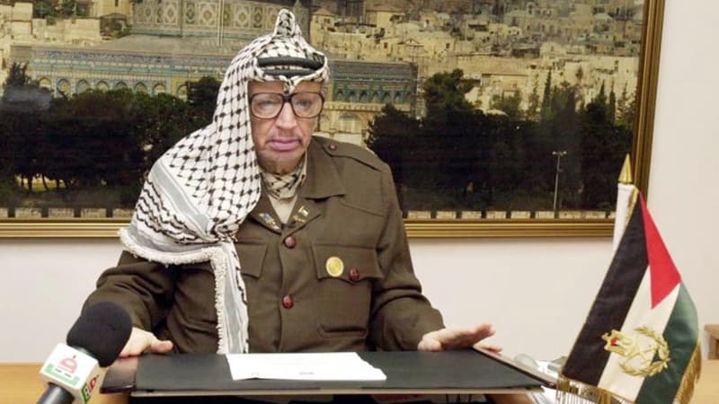 Yasser Arafat en 2001