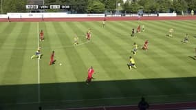 Les relances de Koundé face à Ventspils