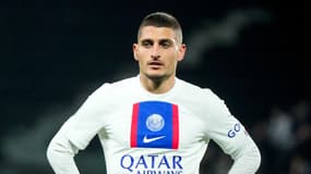 Marco Verratti avec le PSG, le 21 avril 2023