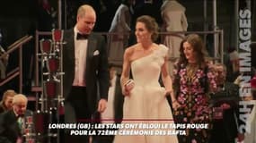 Défilé de stars sur le tapis rouge des Bafta à Londres