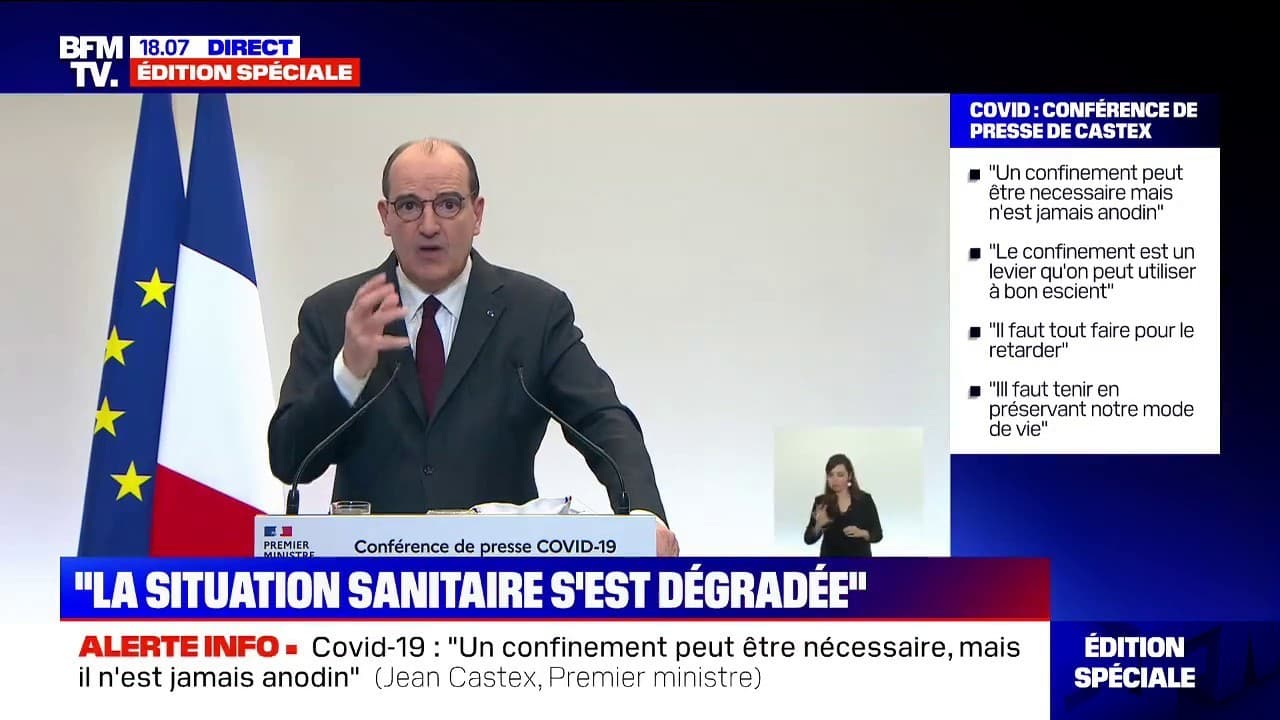 Covid-19: Le Gouvernement Envisage Des Mesures Renforcées "à Compter Du ...