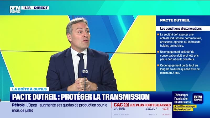 La boîte à outils : Pacte Dutreil, protéger la transmission 