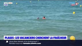 Nord: les vacanciers vont chercher la fraîcheur à la plage