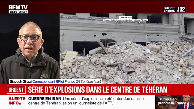 Guerre au Moyen-Orient: une série d'explosions entendue dans le centre de Téhéran