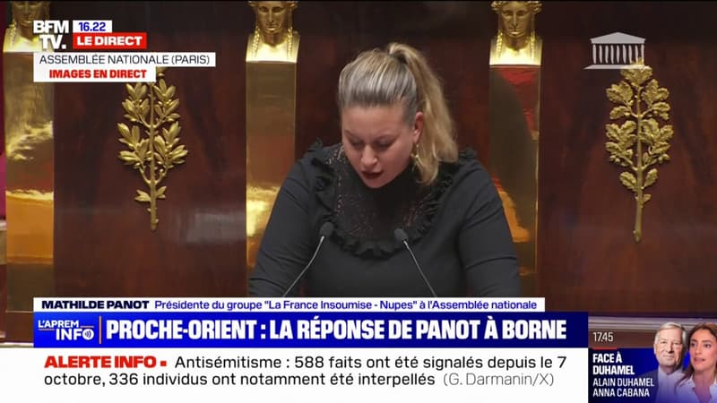 Mathilde Panot à Élisabeth Borne: 