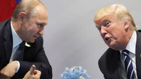 Trump et Poutine lors du G20 à Hambourg