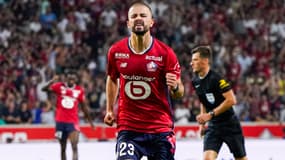 Edon Zhegrova avec le Losc, à Lille le 1er septembre 2024