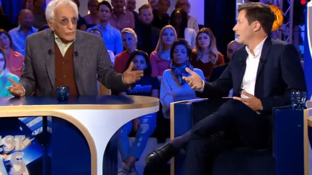 Gérard Darmon face à François-Xavier Bellamy dans ONPC