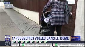 Paris: 17 poussettes volées dans le 19e arrondissement