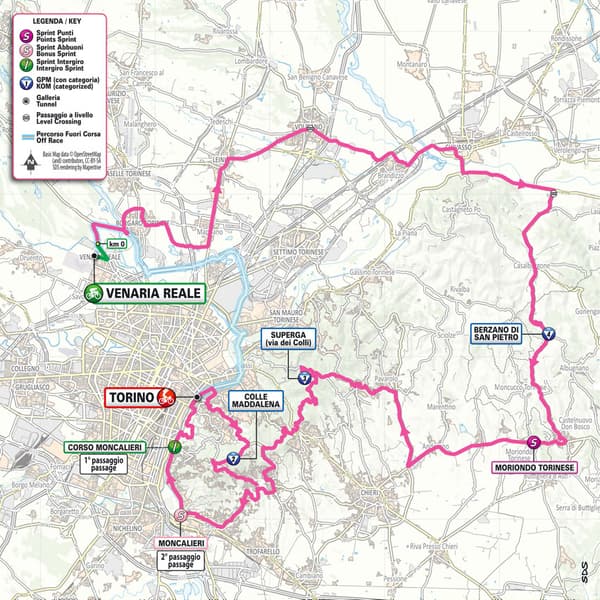 Parcours 1re étape Giro 2024