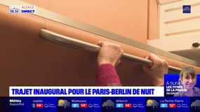 Bas-Rhin: le premier train de nuit Paris-Berlin marque l'arrêt à Strasbourg