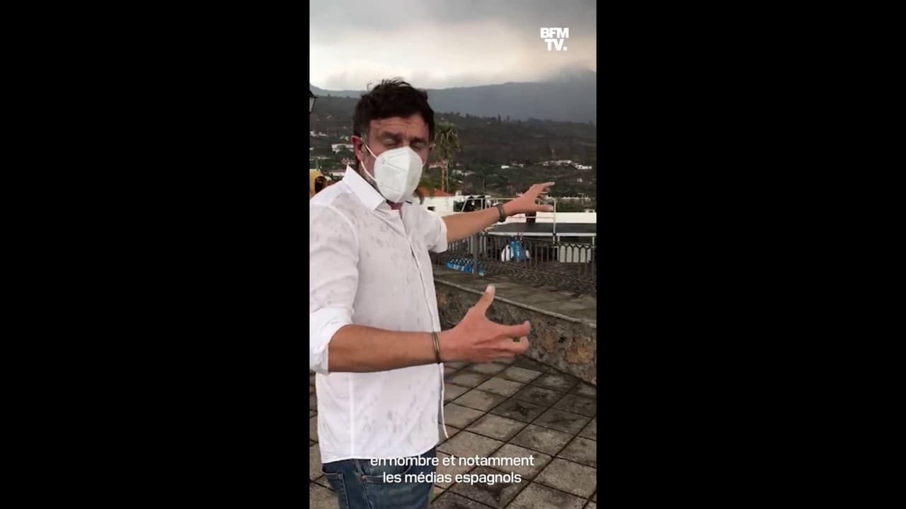 Eruption du Cumbre Vieja aux Iles Canaries Igor Sahiri au plus près du volcan