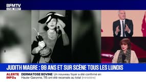 "Tant que l'on est pas mort, on a de l'énergie": à 99 ans, Judith Magre monte sur scène tous les lundis