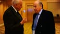 Joao Havelange et Sepp Blatter