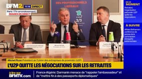 Retraites: Michel Picon, président de l'U2P, justifie son choix de quitter les négociations