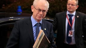 Le président du Conseil européen Herman Van Rompuy sera chargé de poursuivre les discussions entre les 27 pays de l'UE pour trouver un accord sur le budget 2014-2020 après l'échec du sommet de Bruxelles. /Photo prise le 23 novembre 2012/REUTERS/Yves Herma