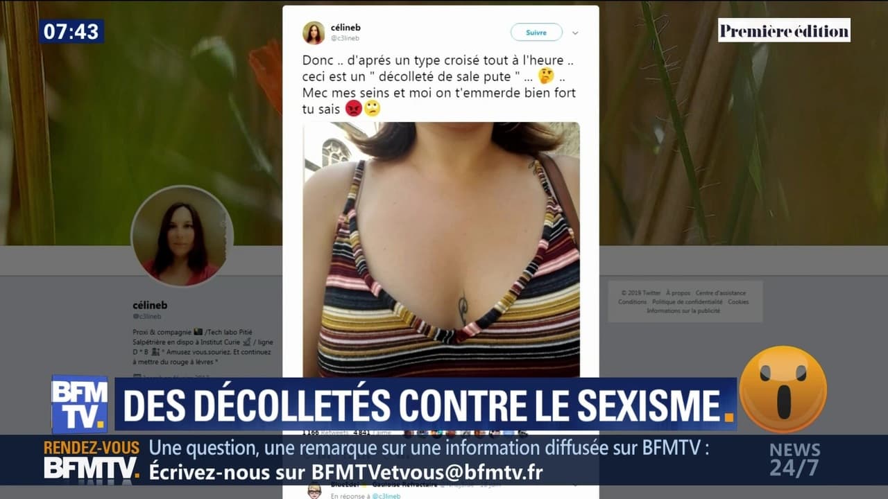 Des décolletés contre le sexisme