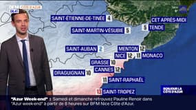 Météo Côte d’Azur: de la pluie, voire de la neige sur les hauteurs, 12°C à Nice