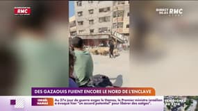 Des Gazaouis fuient encore le nord de l'enclave