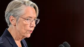 La Première ministre Élisabeth Borne le 16 octobre 2023 