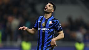 Mehdi Taremi lors du match Inter Milan-Feyenoord Rotterdam (2-1, Ligue des champions), le 11 mars 2025