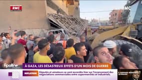 À Gaza, les désastreux effets d'un mois de guerre 