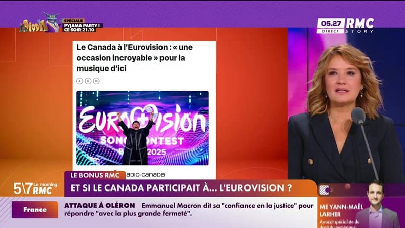 Le bonus RMC : Et si le Canada participait à... l'Eurovision ? - 06/11