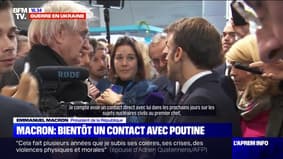 Emmanuel Macron compte avoir un "contact direct" avec Vladimir Poutine à propos de la centrale de Zaporijia