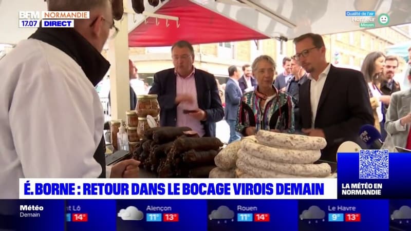 Calvados: Elisabeth Borne se rendra sur le marché de Condé-sur-Vire jeudi