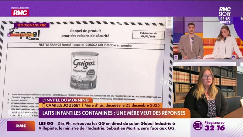 Laits infantiles contaminés, une maman en quête de réponses