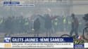 Gilets jaunes: premières tensions entre forces de l'ordre et manifestants aux abords des Champs-Élysées