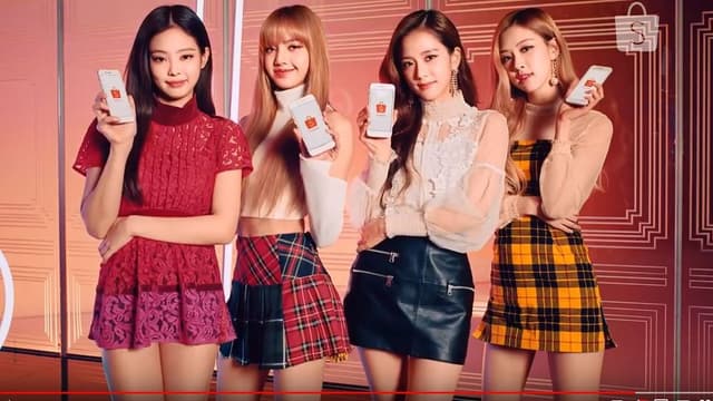 Le groupe de k-pop Blackpink