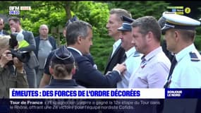 Émeutes à Lille: les forces de l'ordre décorées par Gérald Darmanin