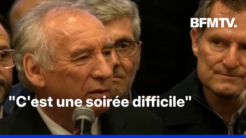 Municipales: "C'est une soirée difficile", déclare François Bayrou, battu à Pau