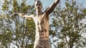 La statue de Zlatan à Malmö