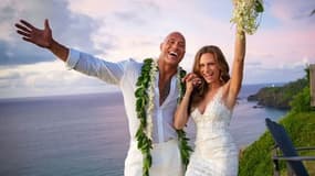 Dwayne Johnson et sa femme Lauren Hashian