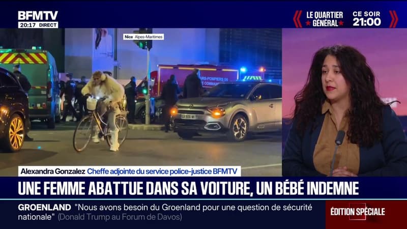 À Nice, une femme de 25 ans tuée par balles dans sa voiture alors qu'elle était au volant et que son bébé était à bord