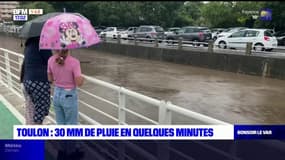Toulon: 30 mm de pluie tombés en quelques minutes ce mardi