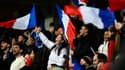 Des supporters de l'équipe de France de football en novembre 2023