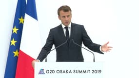 G20: Emmanuel Macron annonce un accord à 19 pour la mise en oeuvre de l'accord de Paris, sans les États-Unis