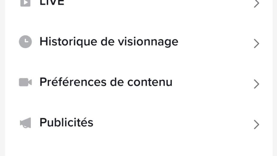 Capture d'écran TikTok Capture d'écran TikTok