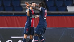 Di Maria et Kean lors de PSG-Rennes, le 7 novembre 2020