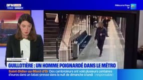 Lyon: un jeune homme agressé au couteau dans le métro à la station Guillotière