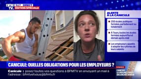 Canicule: une menuisière-charpentière déplore les limites du régime d’intempéries, "quand vous êtes artisan en solo, vous ne pouvez pas"